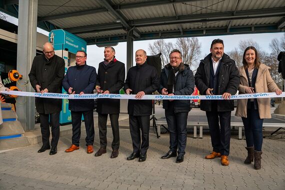 Wasserstofftankstelle Eröffnung